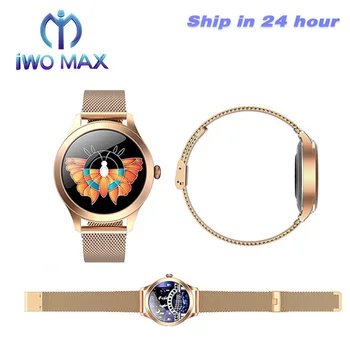 

IWO MAX Smart Watch Women Full Touch IP68 Waterproof Bracelet HeartRate Monitor Sleep Monitor Smartwatch For Women Fit Bracelet