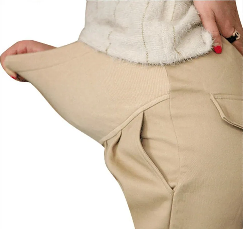 Cotton Pregnant Pants Maternity Clothes For Pregnant Women Trousers Pregnancy Pant Gestante Pantalones Embarazada Clothing 4 Cotton Pregnant Pants Maternity Clothes For Pregnant Women Trousers Pregnancy Pant Gestante Pantalones Embarazada Clothing - Image 4