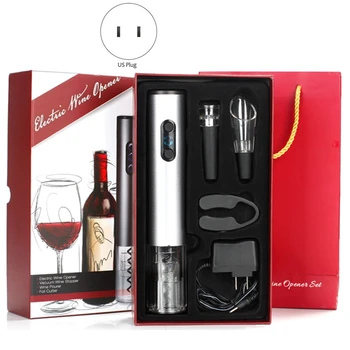 

Electric Wine Bottle Opener Set Of 5 Rechargeable Bottle Opener Set Wine Set With American Standard Plug