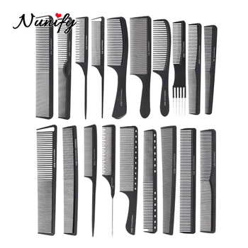 

Nunify 3Pcs/Lot Hairdressing Combs Detangle Straight Barber Hair Brush Hair Cutting Comb Pro Salon Hair Care Styling Tool