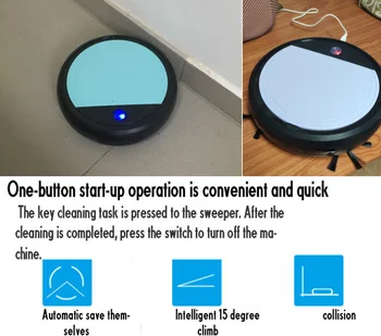 

Rechargeable Smart Robot 4 in 1 Vacuum Cleaner Auto Smart Sweeping Robot UV Sterilizer Strong Suction Sweeper Vacuum Cleaners