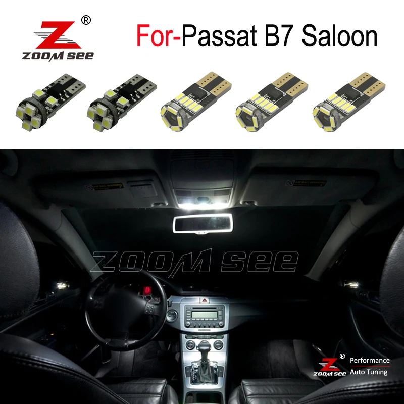 18 светодиодный ных ламп для зеркала под давлением + комплект чтения салона Passat B7