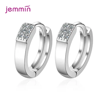 

New Arrivals Korean Earrings 925 Sterling Silver Earrings For Women Sparkling Crystal Earrings Modern Female Fashion Jewelry
