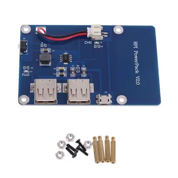 

Lithium Battery Power Supply Expansion Board with Switch for Raspberry Pi 3