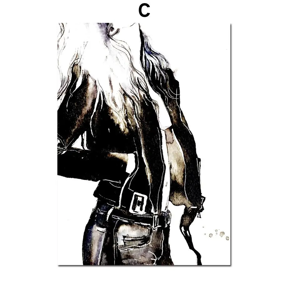 Fahion-Sexy-Gossip-Girl-Paris-High-Heels-Wall-Art-Canvas-Painting-Nordic-Posters-And-Prints-Wall (5)