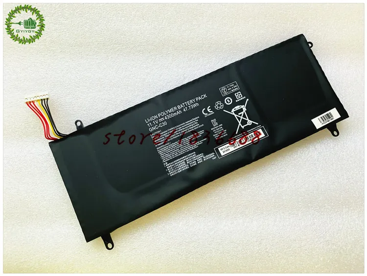 GYIYGY 11,1 V 47.73Wh 4300mAh GNC-C30 Аккумулятор для ноутбука GIGABYTE U2442 U24F P34G-V2 серии игр