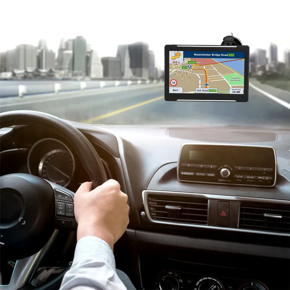 T600 новейший водонепроницаемый gps навигатор 256M ram 8GB rom " lcd HD gps Автомобильный регистратор приемник трекер пожизненная карта POI