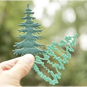 

Christmas tree Cutout Metal Cutting Dies Stencils Die Cut for DIY Scrapbooking Album Paper Card Embossing