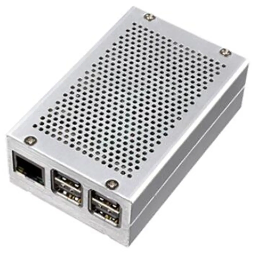 without fan Для Raspberry Pi 4 алюминиевый корпус черный корпус Серебряная коробка металлический корпус для RPI 4 Модель B запасная ручка - Цвет: without fan