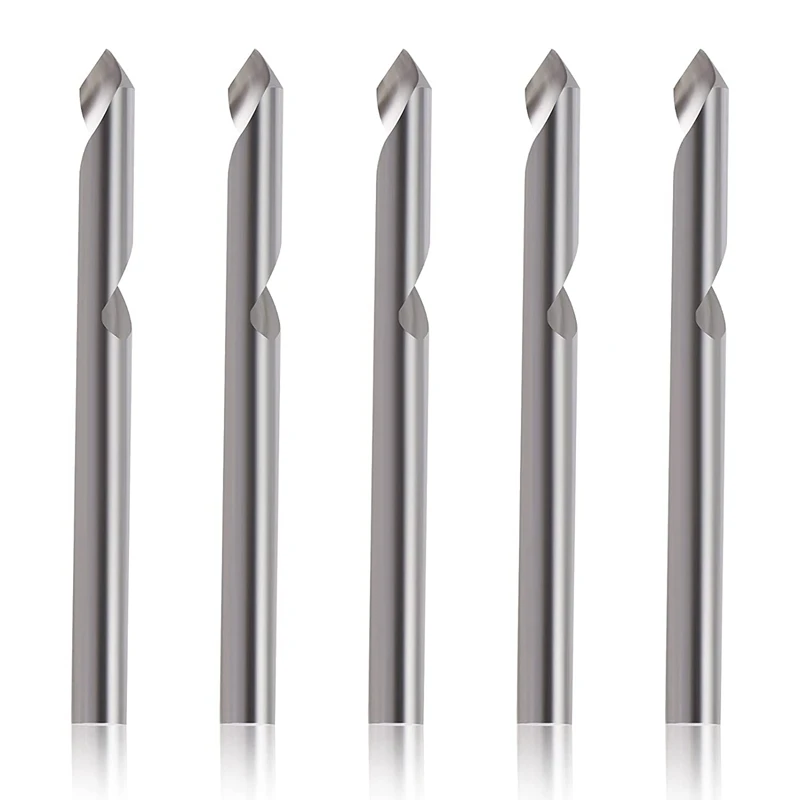 60 Degree V Groove Flat Spiral Engraving Router Bit For Hardwood Copper