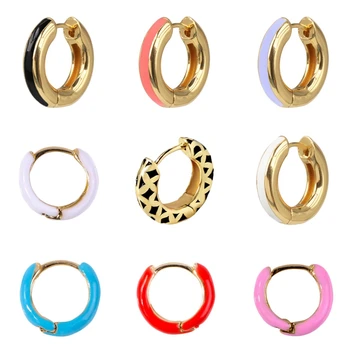 

Hoop Earrings Hypoallergenic Earrings Hoop Cartilage Hinged Earrings for Women
