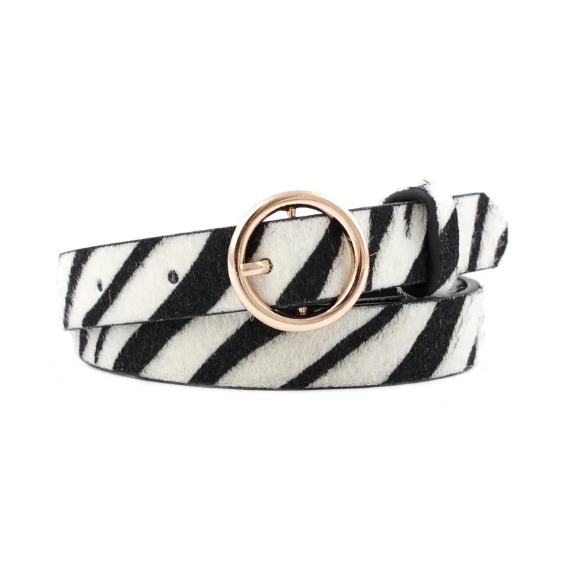 Maya Statement Belt Leopard Snake And Zebra Print Belt