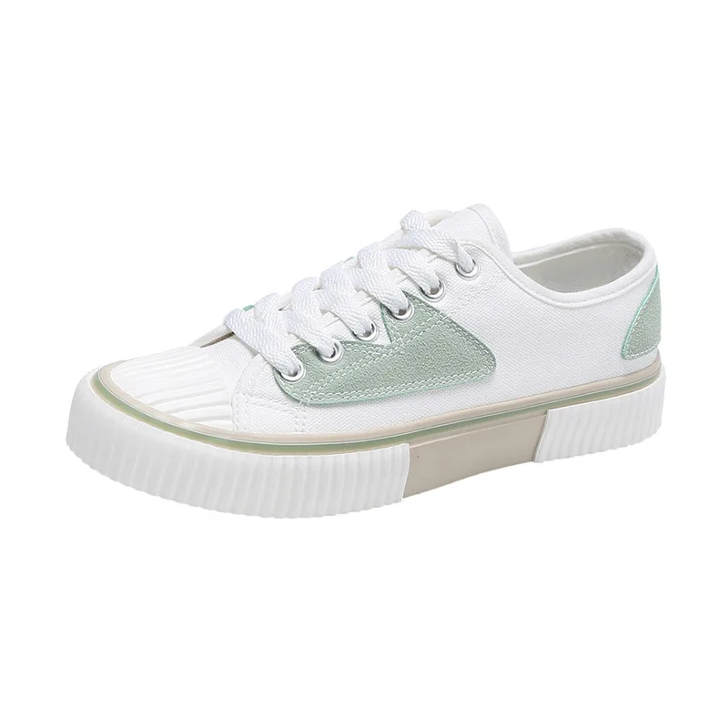 Luxury Canvas Shoes Women Fashion Sneakers Lace-up Low Cut Zapatos De Mujer Woman Casual Skateboard Shoe High Quality Breathable