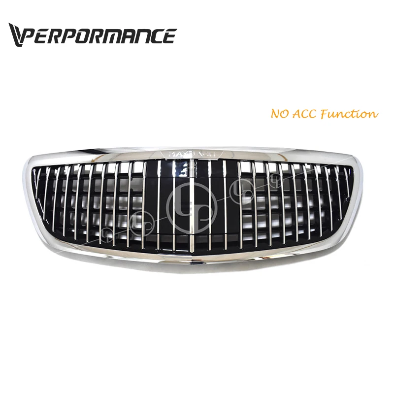 W222 front grille for S500 S600 S500 S550 front grille for W222 front grill ABS material~2019Year - Цвет: NO ACC function