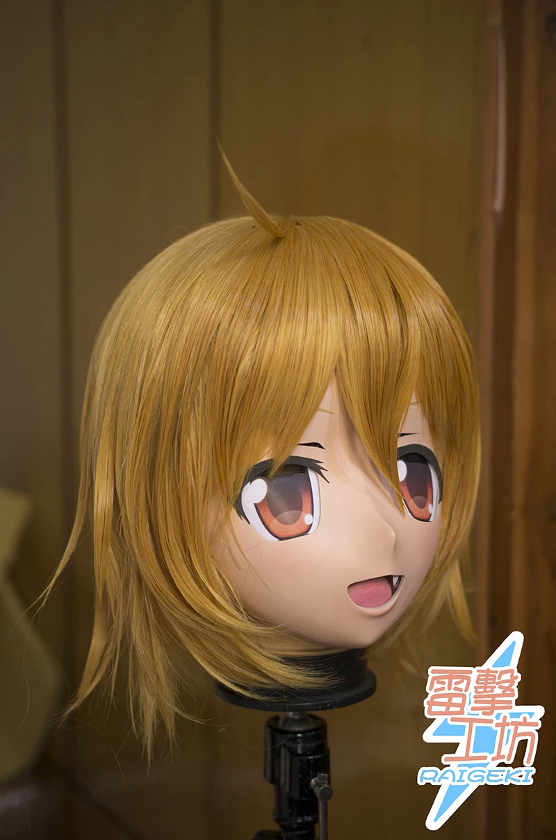 RAIGEKI MAKS 97) Силиконовая маска на голову 2/3 маска на Хэллоуин арбалет BJD кукла кигуруми Аниме TouHou проект румия Косплей Маска