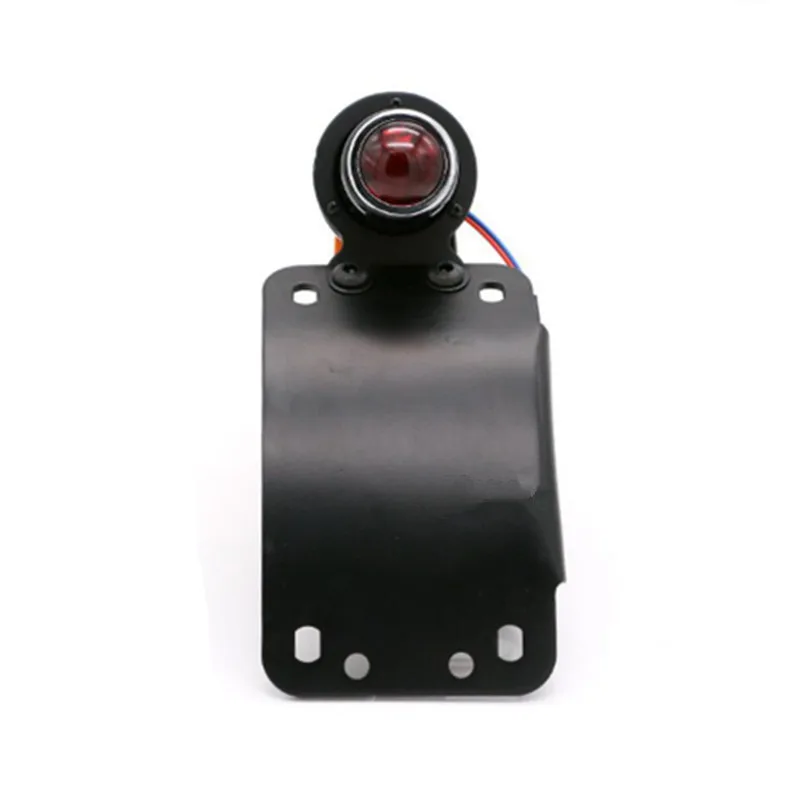 

12V Retro Side Mount License Plate Brake Running Tail Light Bracket Holder Motorcycle For Harley Honda Yamaha Kawasaki BMW