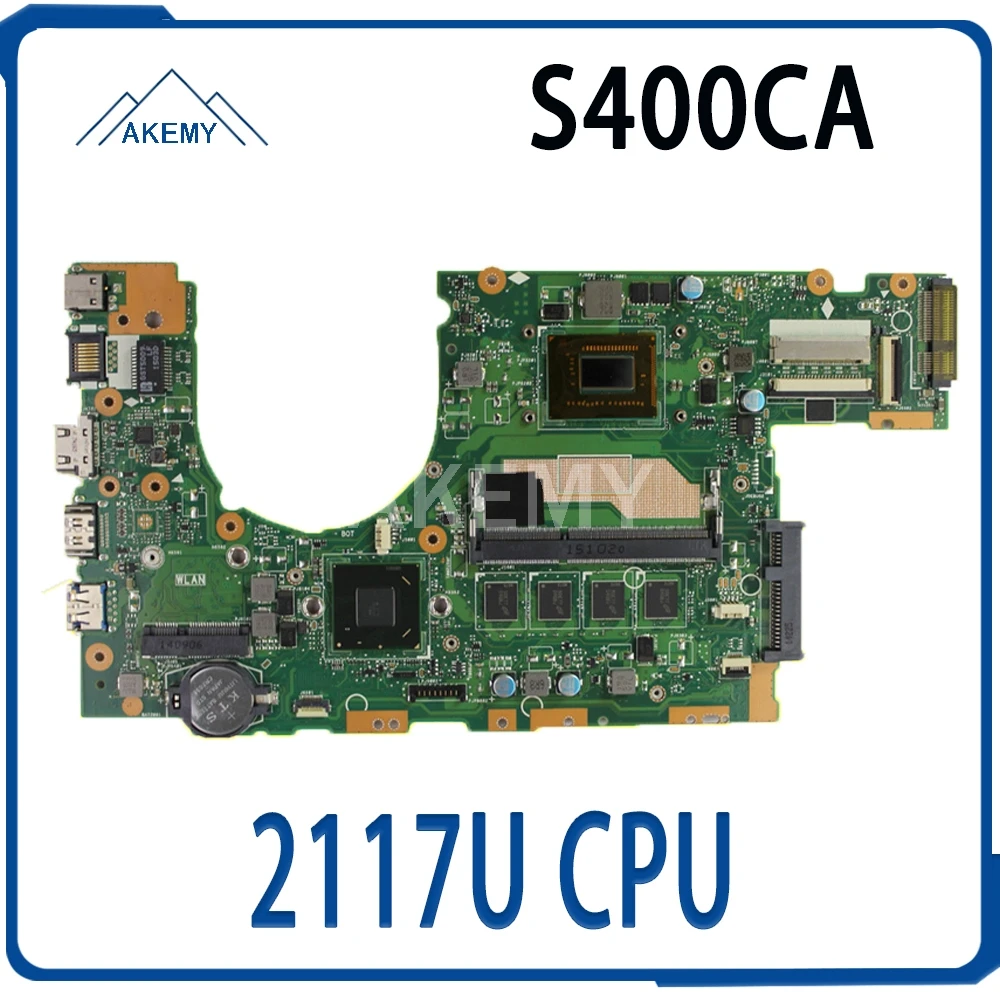S400CA Motherboard 1007/2117U For Asus S500C S400C S500CA laptop Mainboard | Компьютеры и офис