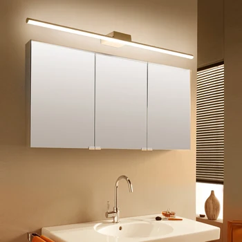 

Simple LED Mirror lights For Bathroom Bedside Modern Mirror Front lamp White LED makeup front Mirror Lamp AC90-260V Fixtures
