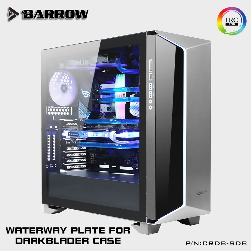 Barrow Waterway plate for COUGAR DarkBlader case Aurora For Intel CPU Water Block &amp Single GPU Building CRDB-SDB | Компьютеры и