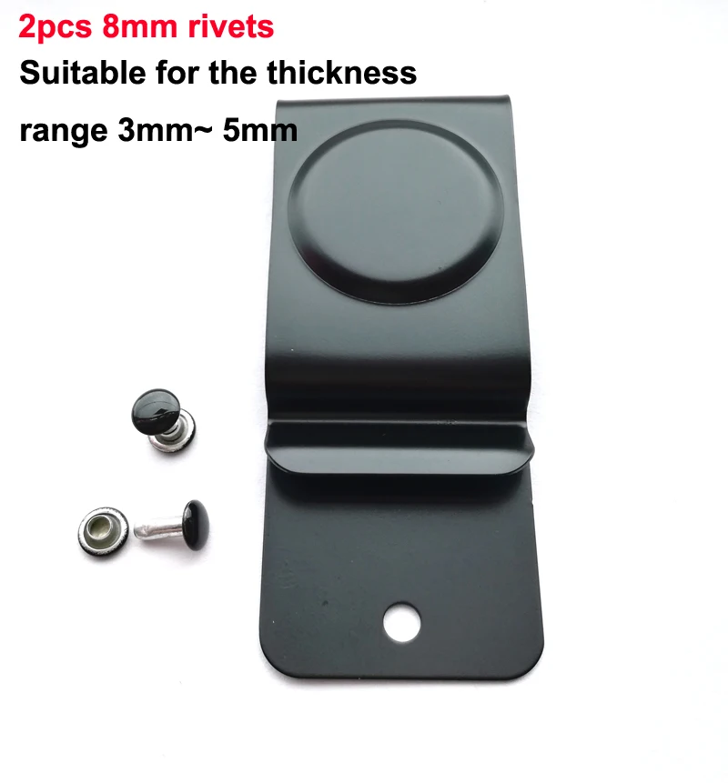 1pcs/bag ,78mm * 32mm Metal Spring Belt Clip for SWAT sheaths holsters with rivet