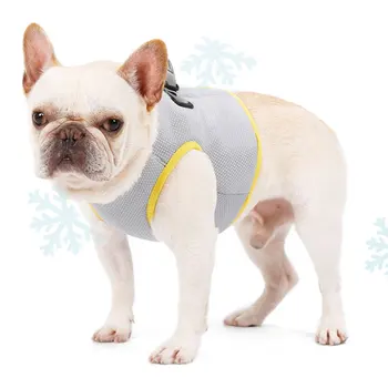 

Dog Summer Cooling Vest Dog Cooling Harness For Dogs Adjustable Pet Mesh Vest Harnesses Quick Release Pet Outdoor Accessories