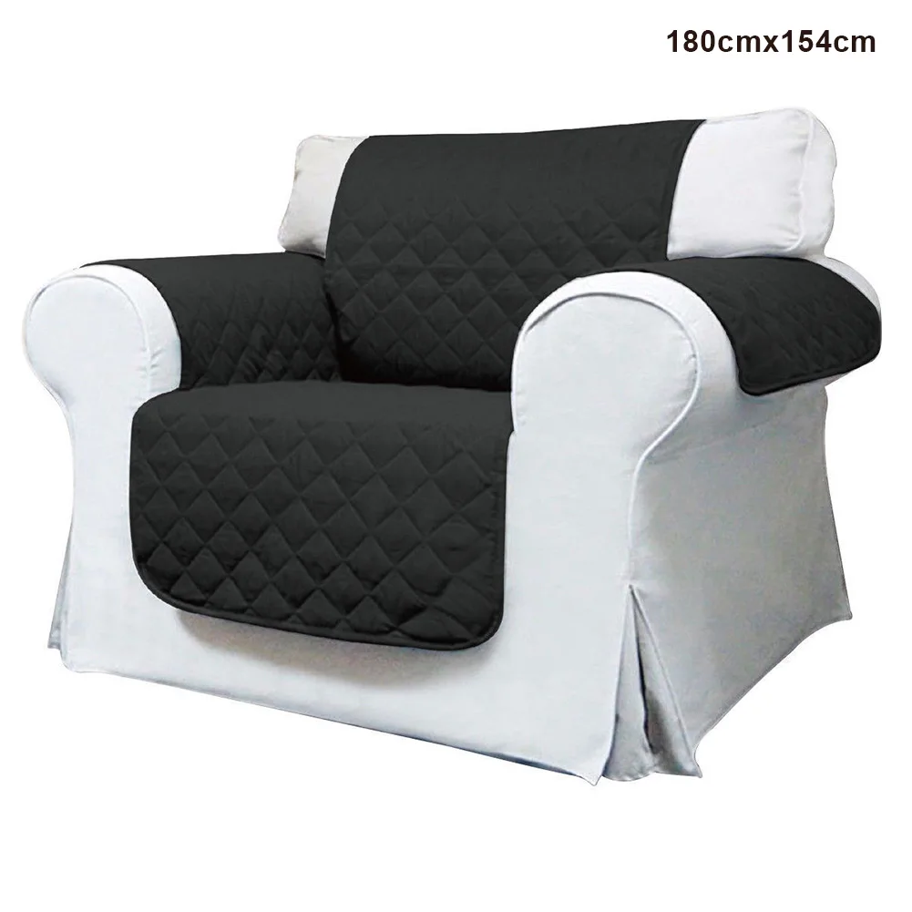 Стеганый диван подлокотник стул набор ПЭТ протектор скольжения чехол мебель подушки броски NE - Цвет: 180cmx154cm