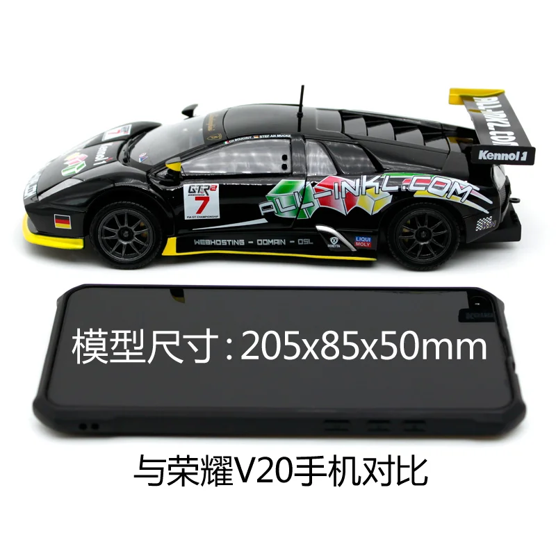 Спортивный Автомобиль Bburago 1:24 Lamorghini murзеркаago FIA GT литый под давлением автомобиль