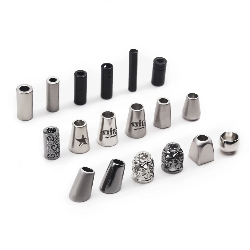 Detachable Stopper Cord Lock Stopper Cord Stopper Cord Lock Cord End Tip Cord End Lock Paracord Accessories Lanyard Connectors 10pcs Metal End Stopper Cord Rope Ends Locks Lanyard Clips Fastener For Backpack Garment Drawstrings Accessory DIY