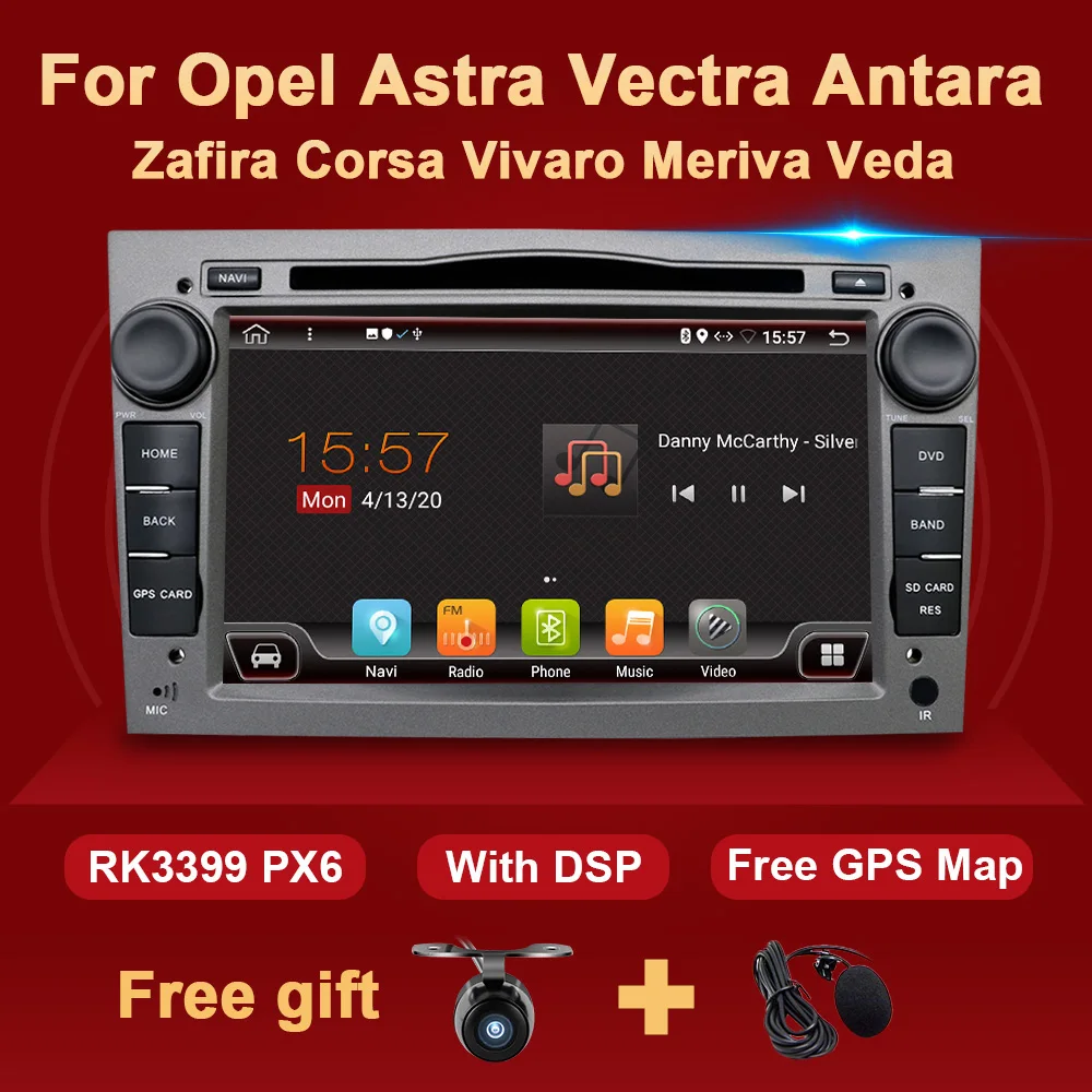 2 Din Android Car DVD Radio For Opel Vectra C Zafira B Corsa D C Astra H G J Meriva Vivaro Multimedia Player Screen 4G Audio GPS