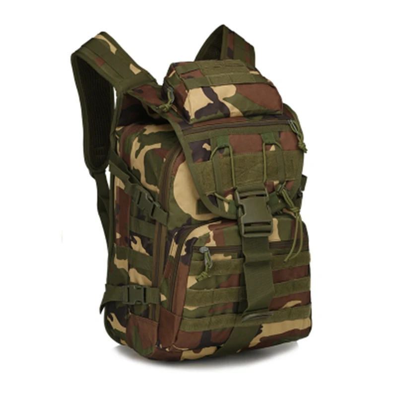 Outdoor Climbing Shoulder Backpack Tactical Camo Desert Hiking Trekking Hunting Bags Travel Gear Military Softback Pack Unisex - Цвет: WL
