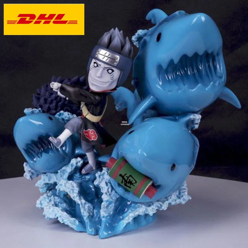 1" Аниме Наруто статуя Akatsuki бюст Hoshigaki Kisame полноразмерный портрет Samehada GK фигурка игрушка коробка 27 см V570