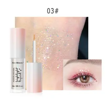 

Waterproof Pearl Eyeshadow Glitter Shimmer Eye Shadow Diamond Radiant Long-lasting Liquid Eyeshadow Brighen Eyes Makeup TSLM1