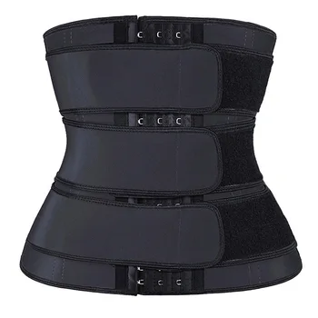 

3 Belt Waist Trainer Corset Neoprene Sweat Belt Body Shaper Women Slimming Sheath Reducing Curve Shaper Workout Trimmer