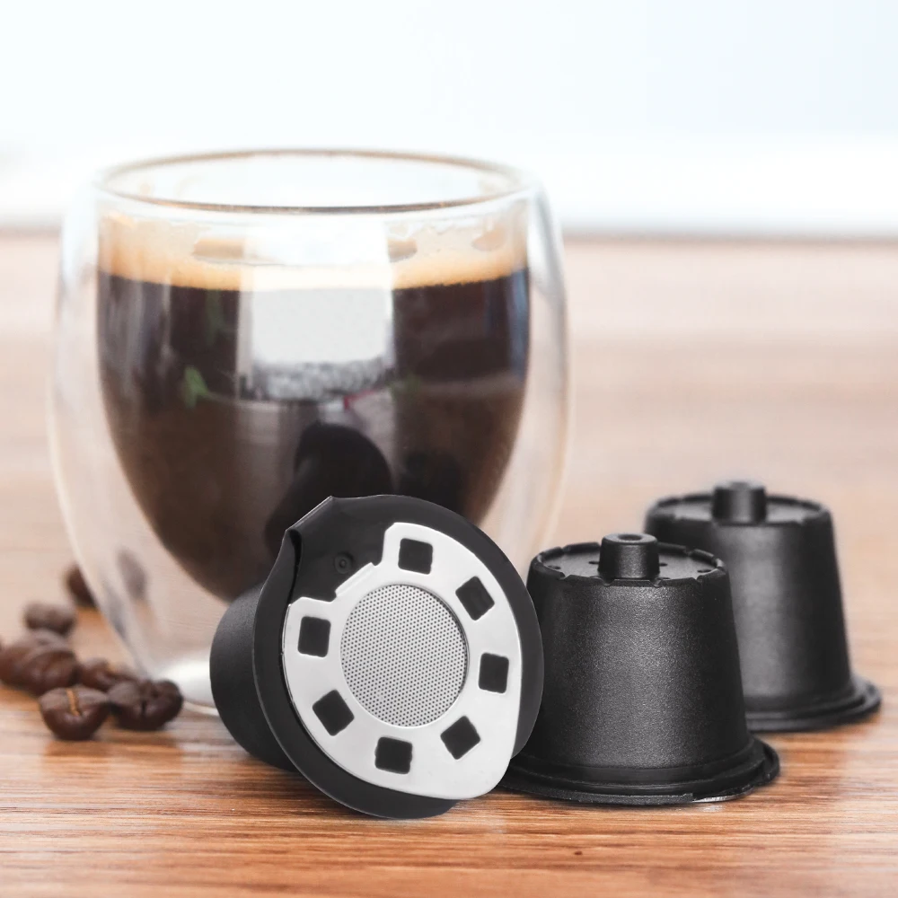 Фильтры для кофе Nespresso из нержавеющей стали Mech многоразовые кофейные капсулы Pod капельница корзина чашка Cafeteira серебро золото