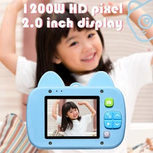 Детская Камера профессиональная Full HD 1080P детская цифровой Камера видеокамеры 2 дюймов Экран Дисплей детские игрушки в подарок на день рождения