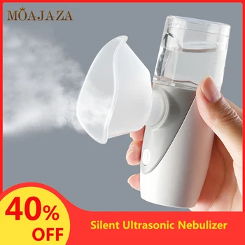 

Mini Handheld Inhale Nebulizer Portable Medical Nebulizer Machine Silent Ultrasonic Inhalator Atomizer Adult Kids Health Care