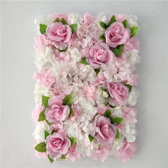 Silk Artificial Flower Wall Panels Handmade Decor Wedding Baby Shower Birthday Party  Shop Backdrop Flower Backdrops Decoration E1