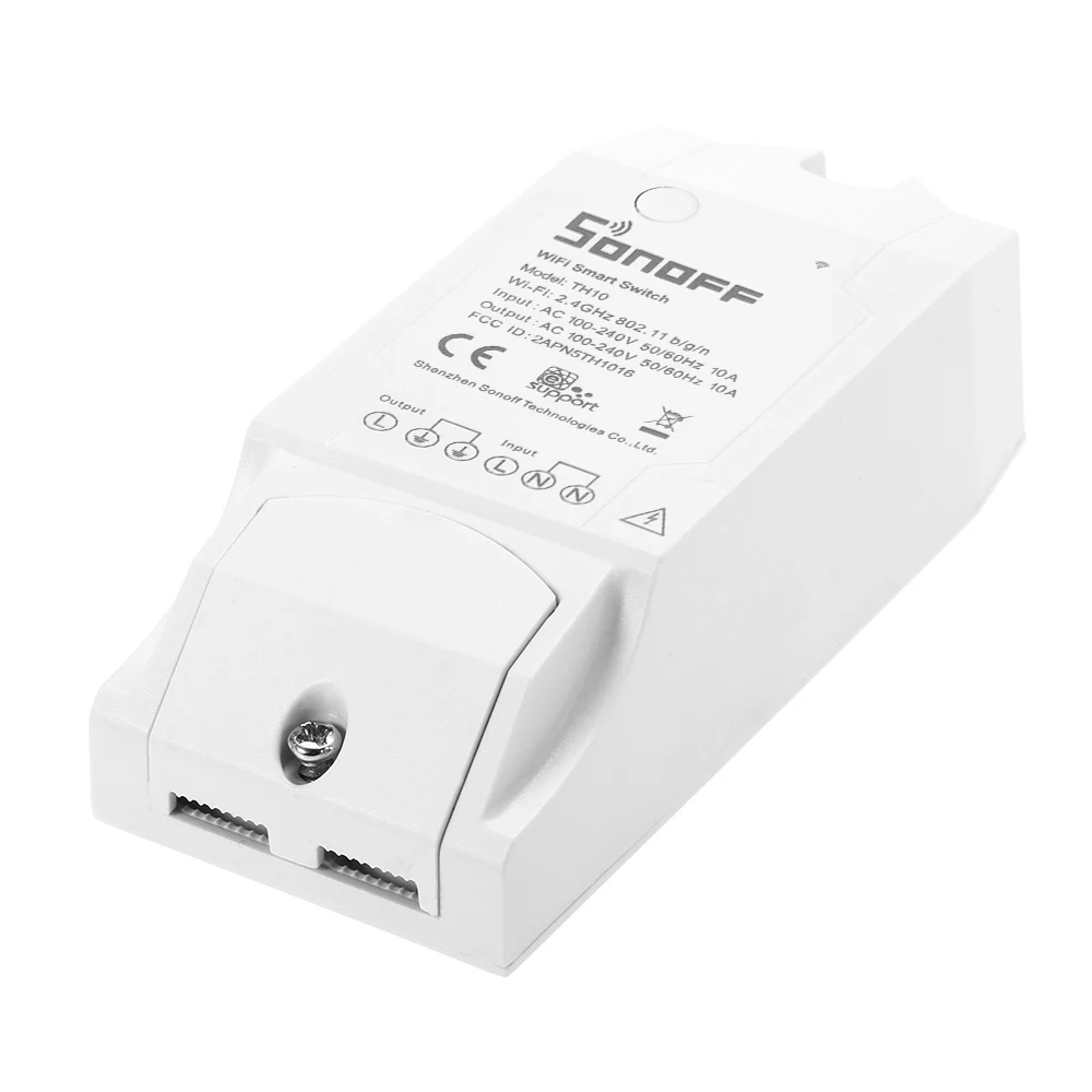 SONOFF 2200 Вт умный переключатель Wi-Fi контроль температуры и влажности Беспроводная Автоматизация с Amazon Alexa и для Google Home/Nest