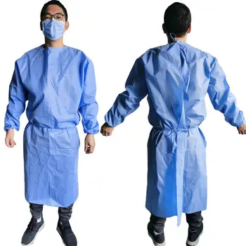 

Disposable Insulation Anti-Static Non Woven Work Clothes Protection Suit Gown