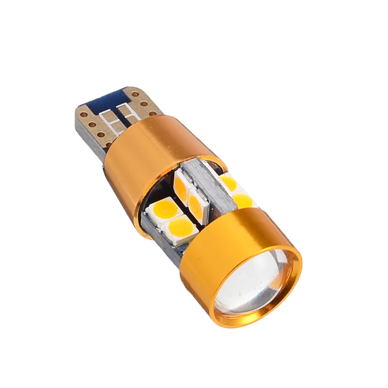Car Light Source 2pcs/set T10 168 194 2825 W5W 19LED Amber Car Parking Backup Position Light Bulb DC 12V