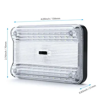 

Car Light Interior Roof Ceiling Reading Trunk Lamp Luggage 2Pcs 36 LED