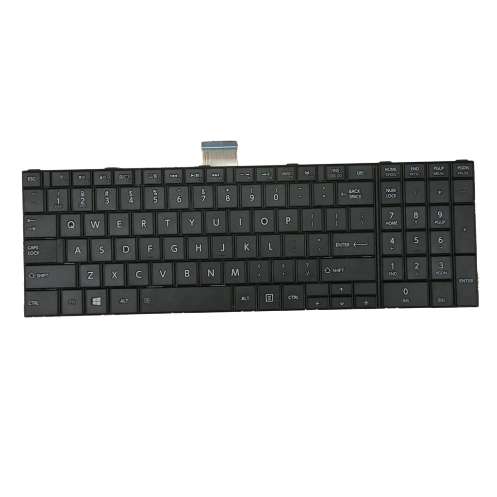 Новая американская раскладка для TOSHIBA SATELLITE C850 цветная клавиатура ноутбука с