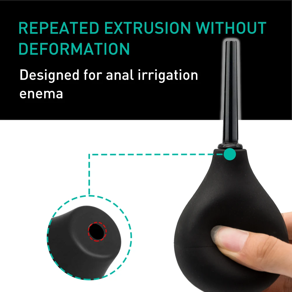 Cleaning Bulb Medical Rubber Health Hygiene Tool For Women Men Enema Cleaning Container Vagina & Anal Cleaner Douche Enema