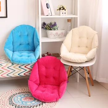

Soft Plush Shell Design Seat Cushions Semi-Enclosed Lumbar Back Chair Support Cushion Pillow For OfficeHomeCar Desk Buttocks Pad