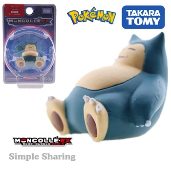 

4CM TAKARA TOMY Pokemon Snorlax anime action & toy figures model toys for children
