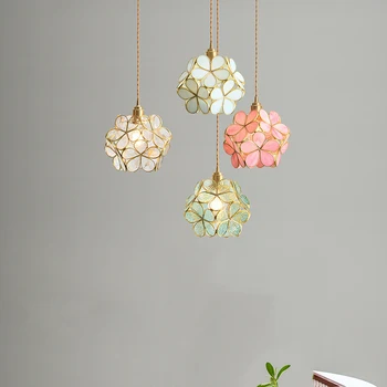 

Nordic LED Pendant Ceiling Lamps All Copper Pendant Lights Lighting Living Room Room Children's Room Hanglamp Bedroom Fixtures