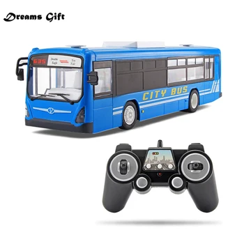 

RC Car 6 Channel 2.4G Remote Control Bus High Speed One Key Start Function Bus with Realistic Sound and Light Christmas Gift