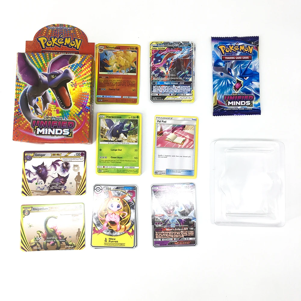 50 шт. Pokemon GO Cards GX кроссовки TGA TEAM BREAK 3D флэш-карта меч и щит солнце и луна коллекционный Подарок детская игрушка
