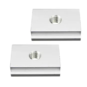 

2 Pieces Aluminum Alloy Miter Bar Slider M8 M6 T-tracks T-slot Jig Fixture Sliding Nut For Table Saw Gauge Rods Woodworking Nuts