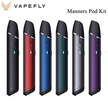 

Original Vapefly Manners Pod Kit 650mAh Built-in Battery MTL Vaping Electronic Cigarette Vaporizer Pod System Type-C 2ML Pod
